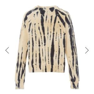 Re/Done X Hanes Classic Raglan Sweatshirt Tiger Print Pale Pink S